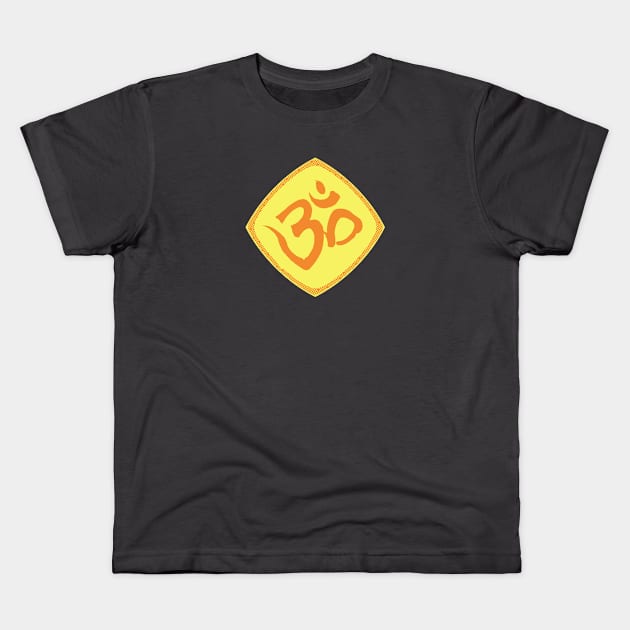 Om Spirituality Awareness Meditation Yoga Kids T-Shirt by PlanetMonkey